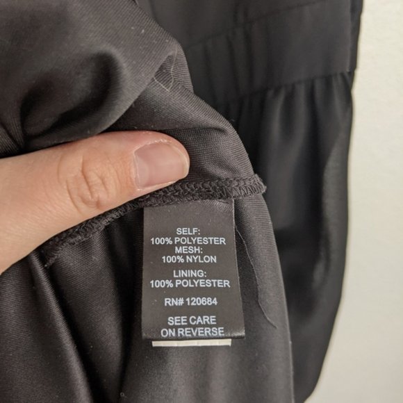 Torrid Black Dress Mesh w/ Beaded Embroidery Dress - Picture 2 of 13